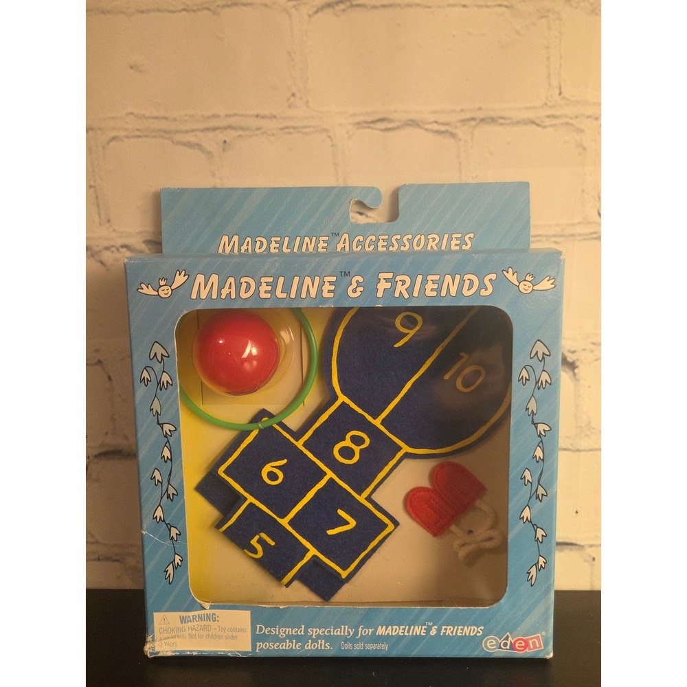 Vintage Eden Madeline & Friends Accessories Hopscotch Hula Hoop Ball Jump Rope